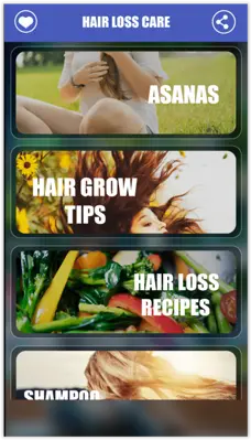 Hair Loss Care android App screenshot 1