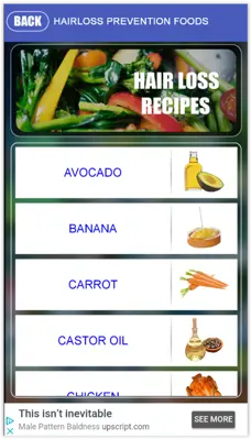 Hair Loss Care android App screenshot 2