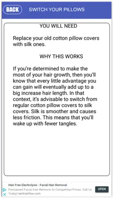 Hair Loss Care android App screenshot 7